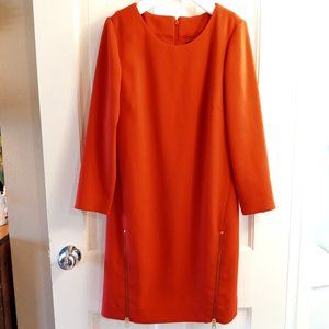 J. Crew double zipper dress